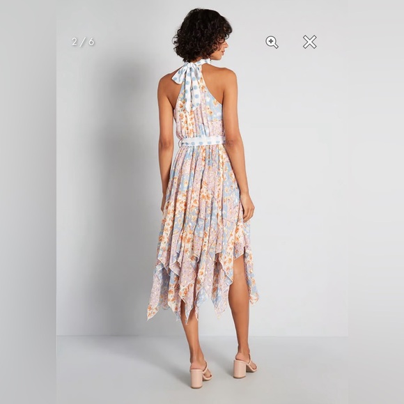 ModCloth NWT Patchwork Perfection Halter Dress - - Picture 2 of 5